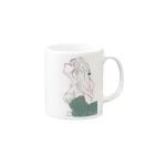 はしを蛙の＊ Mug :right side of the handle