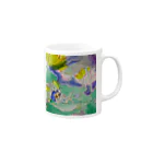  Chiffonchiffonしふぉんしふぉんのパティと楽しい仲間たち Mug :right side of the handle