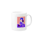 pansy shopのパンジーっ子 Mug :right side of the handle