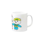 そうめんの建設会社の社畜なネコ Mug :right side of the handle