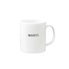 Life is WavyのLIFE is WAVY Mug :right side of the handle