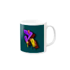 Soda Letter Works のDrip "R" Mug :right side of the handle