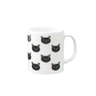 miruの黒猫ちゃんPマグ Mug :right side of the handle