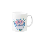 Techno6の煮豚 -NIBUTA Mug- マグカップの取っ手の右面