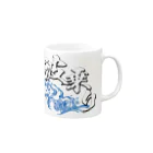 abe-haruのnaminori Mug :right side of the handle