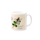 𝙈𝙊𝙈𝙊'𝙨 𝙎𝙝𝙤𝙥のbotanical-MOMO-02 Mug :right side of the handle