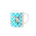 𝙈𝙊𝙈𝙊'𝙨 𝙎𝙝𝙤𝙥のCleanliness first-05　ロゴ付き Mug :right side of the handle