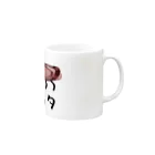 バッタのバッタ Mug :right side of the handle