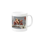 カワセミLOVEの出身歌舞伎町ヒレンジャク Mug :right side of the handle