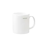 puikkoのヘブライ語　新しい始まり（ワンポイント　グレー） Mug :right side of the handle