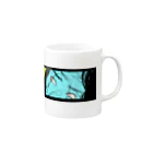 HAGIWARANDのゲリラ豪雨 Mug :right side of the handle