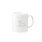 kuwawoのネス湖のねっしーくん Mug :right side of the handle