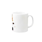 みの茜色の夕日 Mug :right side of the handle