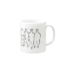 _F_U_T_A_N_J_I_の怪しい男 Mug :right side of the handle