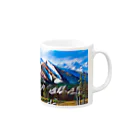 Isseyのロッキーのカルスト台地 Mug :right side of the handle