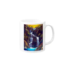 Isseyの夕日の滝 Mug :right side of the handle