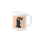 モユズの歯磨きペンギン　コップ　ピンク Mug :right side of the handle