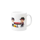 hitotukashiのかしまくんといとうくんメインビジュアル Mug :right side of the handle