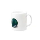 鳴本ギャラリーの苔玉 Mug :right side of the handle