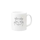 おにぎりパーティーのしろいヤギ Mug :right side of the handle