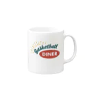 Basketball DinerのBasketball Diner ロゴ Mug :right side of the handle