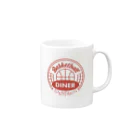 Basketball DinerのBasketball Diner ロゴ円 Mug :right side of the handle