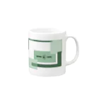 アリーヴェデルチャンネルSHOPのCYBER WINDOW GRN Mug :right side of the handle