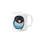 LOVEBIRD BOTANのLOVEBIRD BOTAN 前向き Mug :right side of the handle