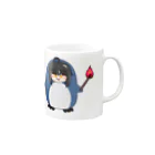 ペンギンショップのペンギンマンマグカップ Mug :right side of the handle