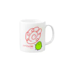 マメ大福のゆるキャラ妖精マメさん Mug :right side of the handle