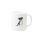 たれ耳チワワ🐶めかぶグッズのたれ耳チワワめかぶ　パピー Mug :right side of the handle