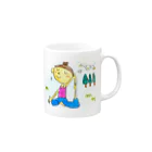 Mellow-Yoga-Lifeの穏 Mug :right side of the handle