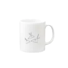 ひるやすみのさんかくマン Mug :right side of the handle