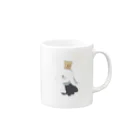 きなこぶのQueen rabbit Mug :right side of the handle