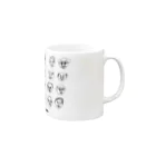 walaughのおじいちゃんコレクション Mug :right side of the handle