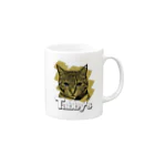 Hard luck & EdenのTabby's ロゴ有り Mug :right side of the handle