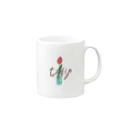 toujoursのtulip  Mug :right side of the handle