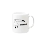 Oliver's のOliver's Bird Mug :right side of the handle