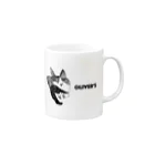 Oliver's のOliver's cat Mug :right side of the handle