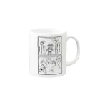 ke☆chanのにゃっつ四コマ Mug :right side of the handle