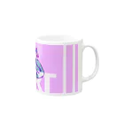 paleのはーーと Mug :right side of the handle