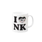 THENATURALKILLERSオンデマンドのI♡NK マグカップの取っ手の右面