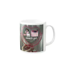 nanaのpeach  girl Mug :right side of the handle