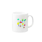 ni_co_sのからからふるふる Mug :right side of the handle