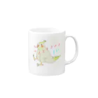 なるときんときんSHOPのオカメちゃん Mug :right side of the handle