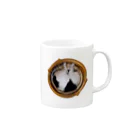 mambo0211のかごねこ Mug :right side of the handle