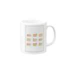 Mame's shopのfruit butter sand フチあり Mug :right side of the handle