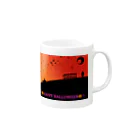 懐の中のハロウィンナイト Mug :right side of the handle