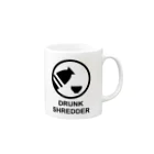 DRUNK SHREDDERのDRUNK SHREDDER マグカップの取っ手の右面