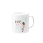 maripoly shopの寒春 Mug :right side of the handle